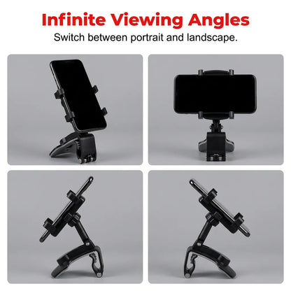 360° Swivel Dashboard Phone Holder 🚗 – Adjustable In-Car Mount | 1 Piece