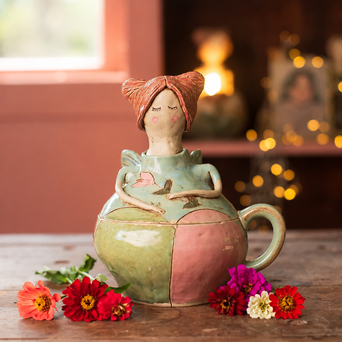 💖 Handmade Fairies Storage Jar/Mug