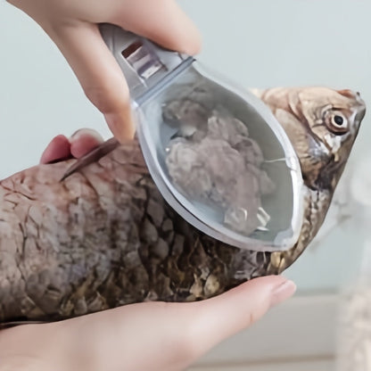 🐟✨ Fish Scale Remover with Collection Cover – Cleaner Scaling, Less Mess