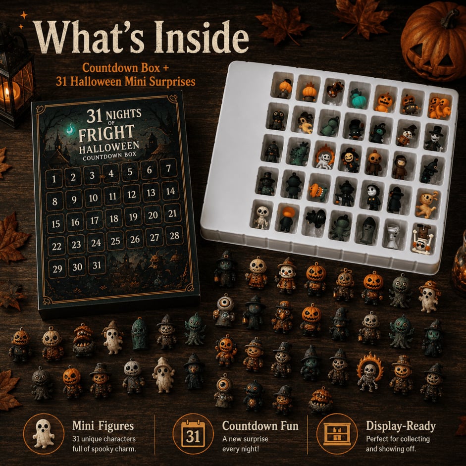 🔥Last Day 50% OFF - 7/15/31 Day Halloween Countdown Surprise Set