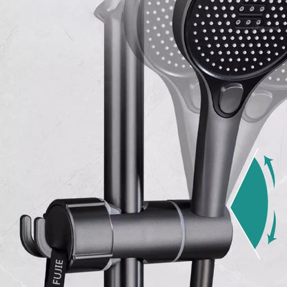 No-Drill Shower Head Bracket 🚿 – Silver Wall-Mount Holder