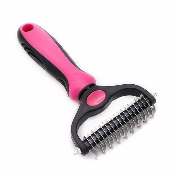 🐾 Professional Deshedding Tool for Dogs & Cats – Gentle Grooming for Loose Fur