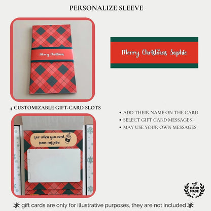 🎄 2026 Christmas Gift Card Holder Booklet with Waterfall Design 🎁 Perfect Holiday Gift for Family, Friends, Teachers and Coworkers 💳✨ 50% Off Today Only ⏰