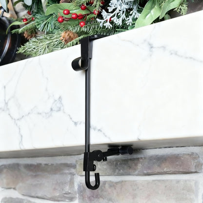 🎄 Christmas Mantel Hangers – Stocking & Garland Display Hooks