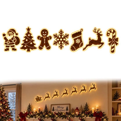 🎄Reindeer Christmas Wall Light ✨ – Festive LED Decor for Home & Holiday Displays
