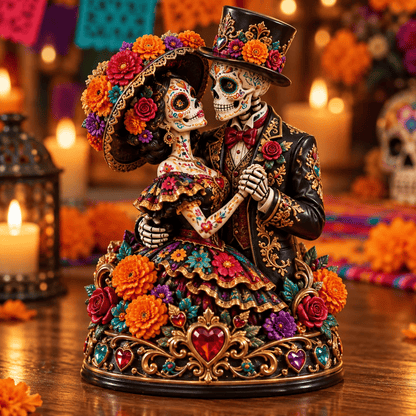 💀 Eternal Dance Skeleton Couple Figurine