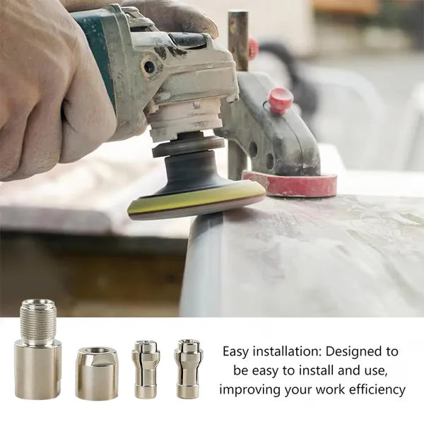 ⚙️ Rotary Carving Adapter Kit for 100-Type Angle Grinders with 3mm & 6mm Dual Collets 🔧