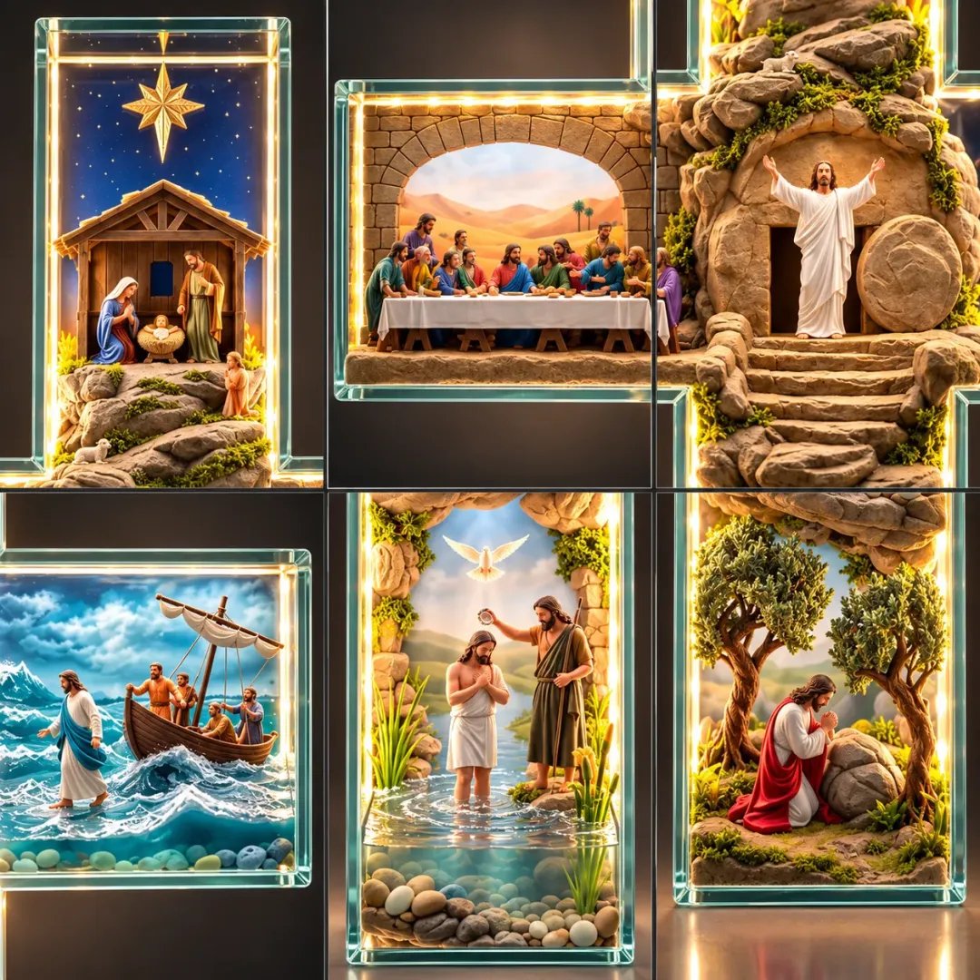 ✝️The Story of Jesus in 6 Scenes