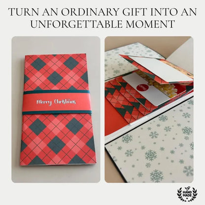 🎄 2026 Christmas Gift Card Holder Booklet with Waterfall Design 🎁 Perfect Holiday Gift for Family, Friends, Teachers and Coworkers 💳✨ 50% Off Today Only ⏰
