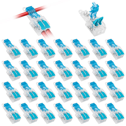 30-Pack T-Tap Wire Connectors ⚡ – 20–14 AWG Solderless Quick Splices