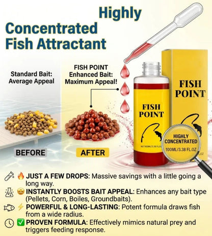 🎣 Concentrated Fish Attractant Liquid – 🐟Fast-Acting Red Worm Formula