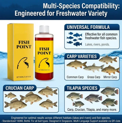 🎣 Concentrated Fish Attractant Liquid – 🐟Fast-Acting Red Worm Formula