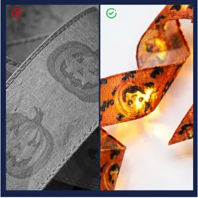 🎃Halloween LED Light‑Up Bow | Spooky Festive Decor 🎇