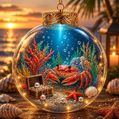 🌊✨ Bring the Ocean’s Glow Home – Magical Light-Up Sea Life Ornament