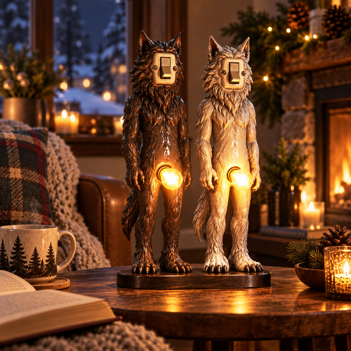 ✨ Quirky Retro Companion Lamp – Cozy Glow & Unique Home Decor