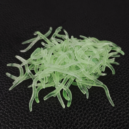 🎣 Shrimp-Scented Soft Worm Fishing Lures – Realistic Baits for Freshwater & Saltwater, 50/100 Pack