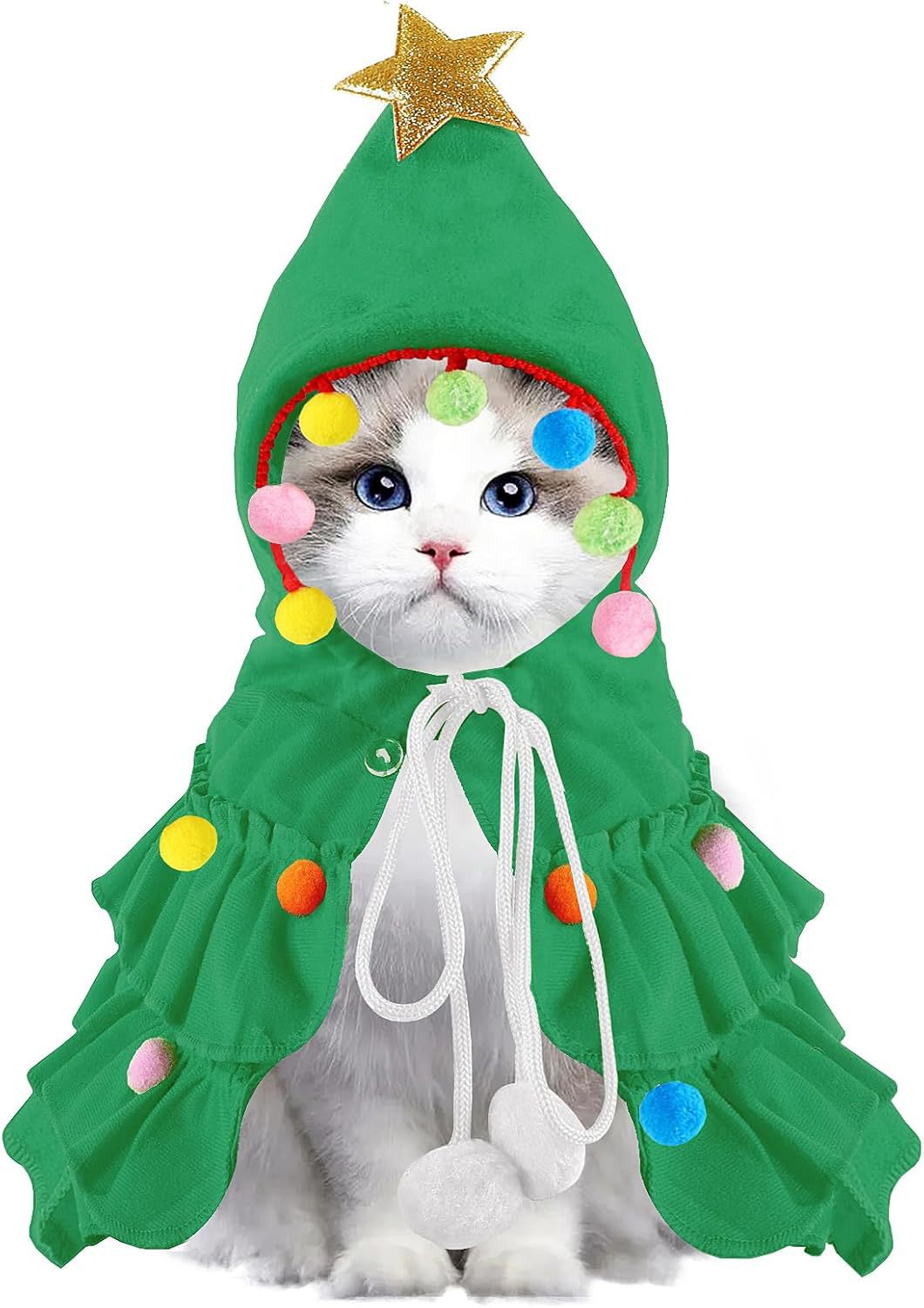 Merry Spruce-Up Pet Outfit 🎄 Festive Holiday Costume for Dogs & Cats