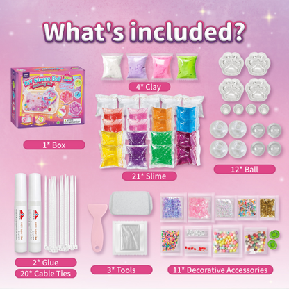 🎨 Kids DIY Squishy Maker Kit – Mix, Fill & Create Your Own