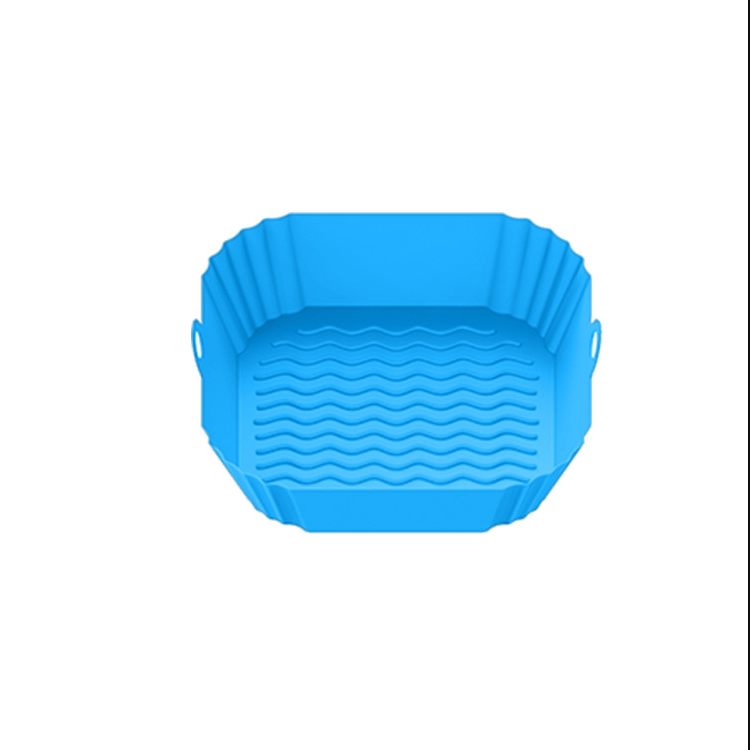 Reusable Air Fryer Silicone Liner 🍟 – 8" Nonstick Cooking Basket Insert