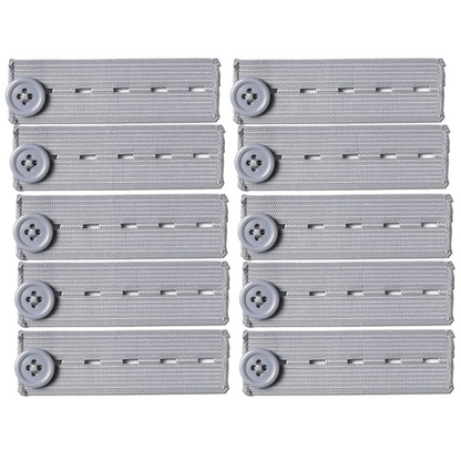 👖 Adjustable Elastic Waistband Button Extender – No-Sew Comfort for Jeans & Pants