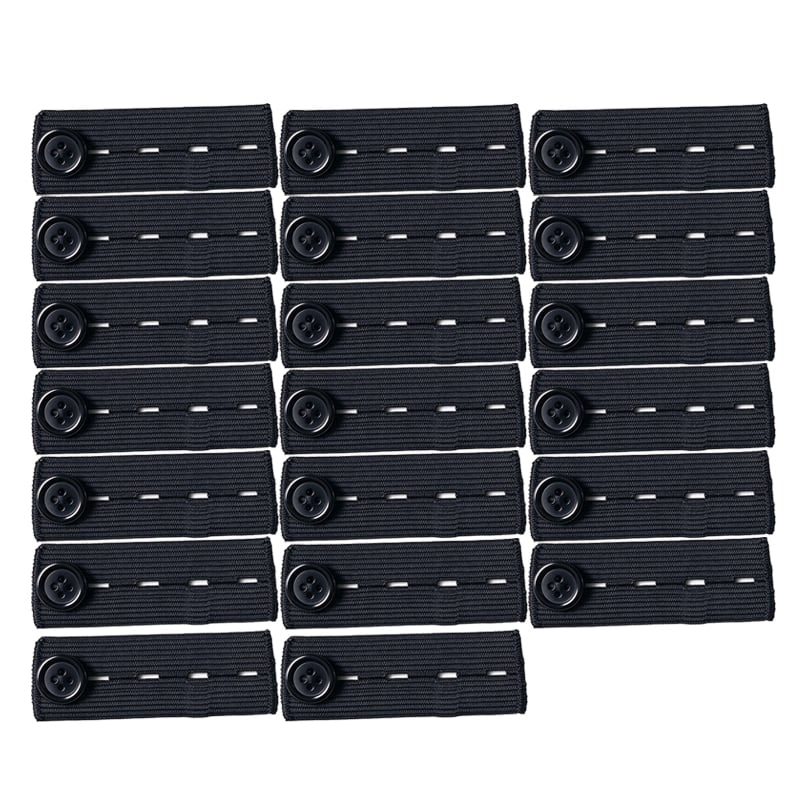 👖 Adjustable Elastic Waistband Button Extender – No-Sew Comfort for Jeans & Pants