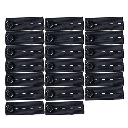 👖 Adjustable Elastic Waistband Button Extender – No-Sew Comfort for Jeans & Pants