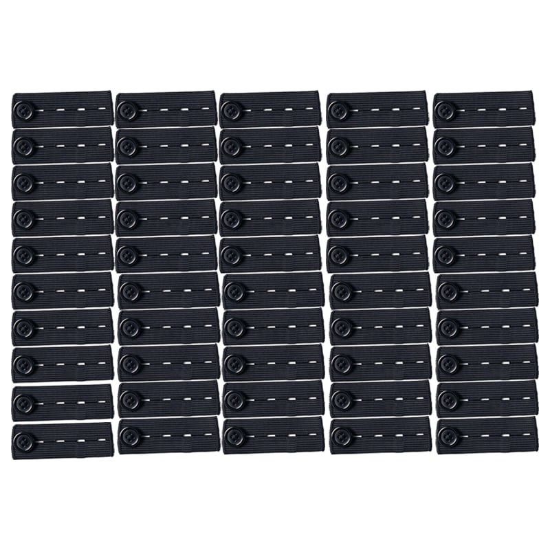 👖 Adjustable Elastic Waistband Button Extender – No-Sew Comfort for Jeans & Pants