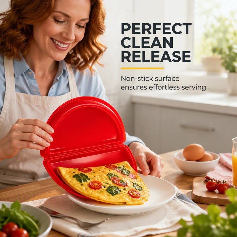 2-in-1 Breakfast Egg Cooker 🍳 – Omelet Maker & Egg Cup