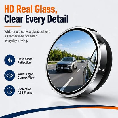 360° Adjustable Blind Spot Mirrors 🚗 – 2-Pack Wide-Angle View