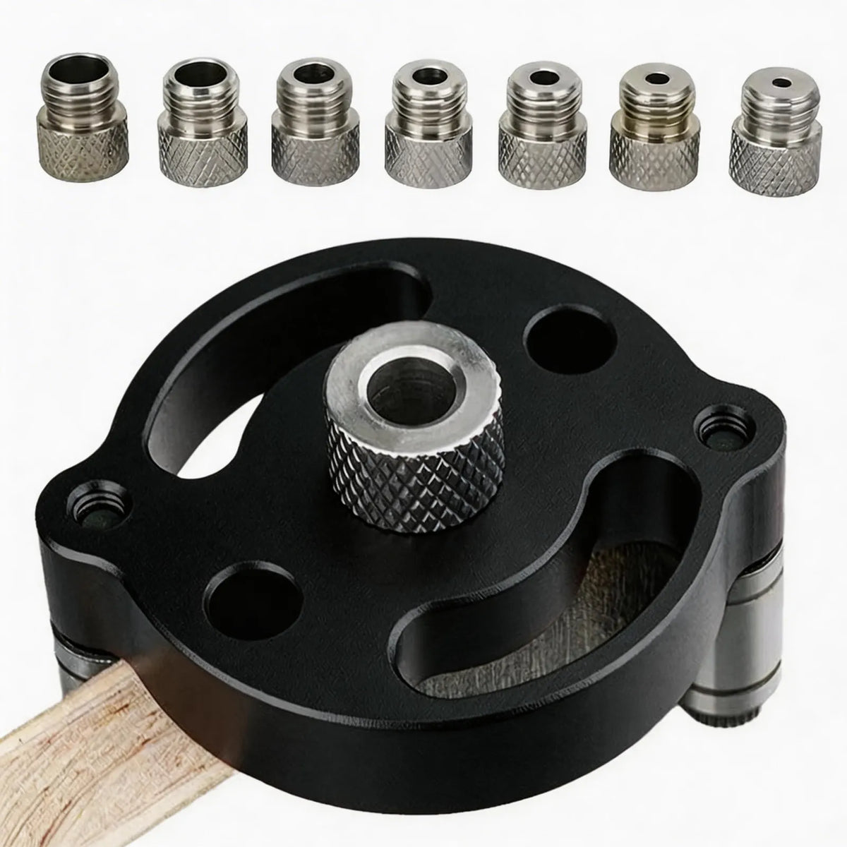 Self-Aligning Dowel Jig for Fast, Accurate Wood Joinery – Red 🔴