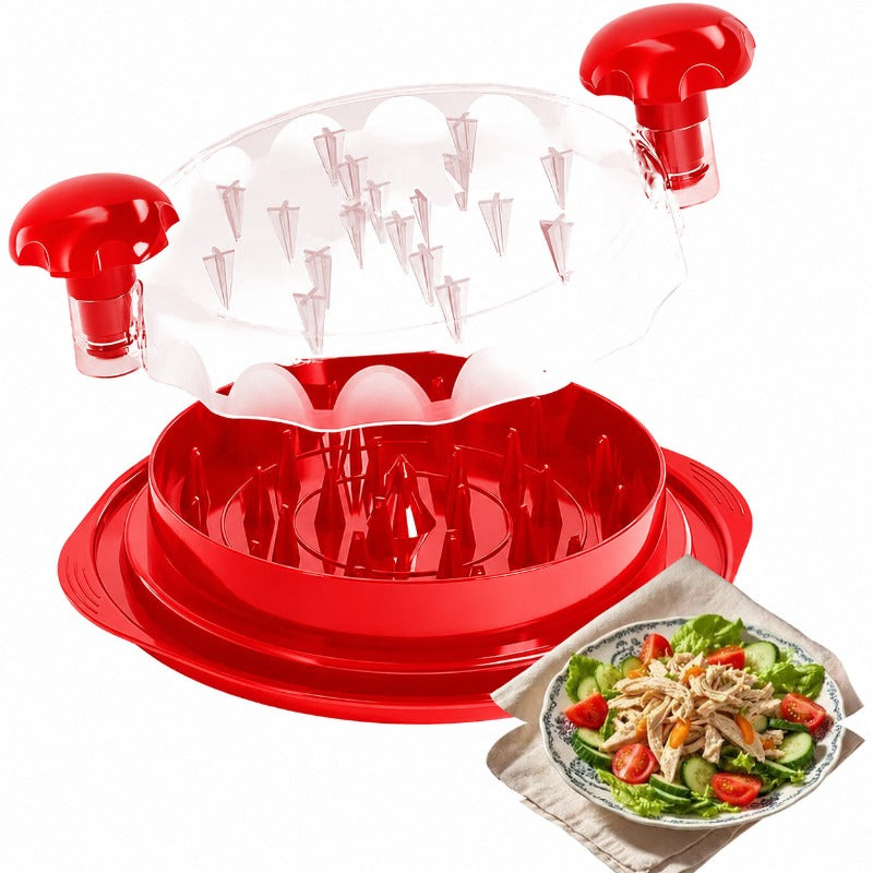 Visible-Lid Meat Shredder 🍗 – Easy Shredding with Clear Viewing Top