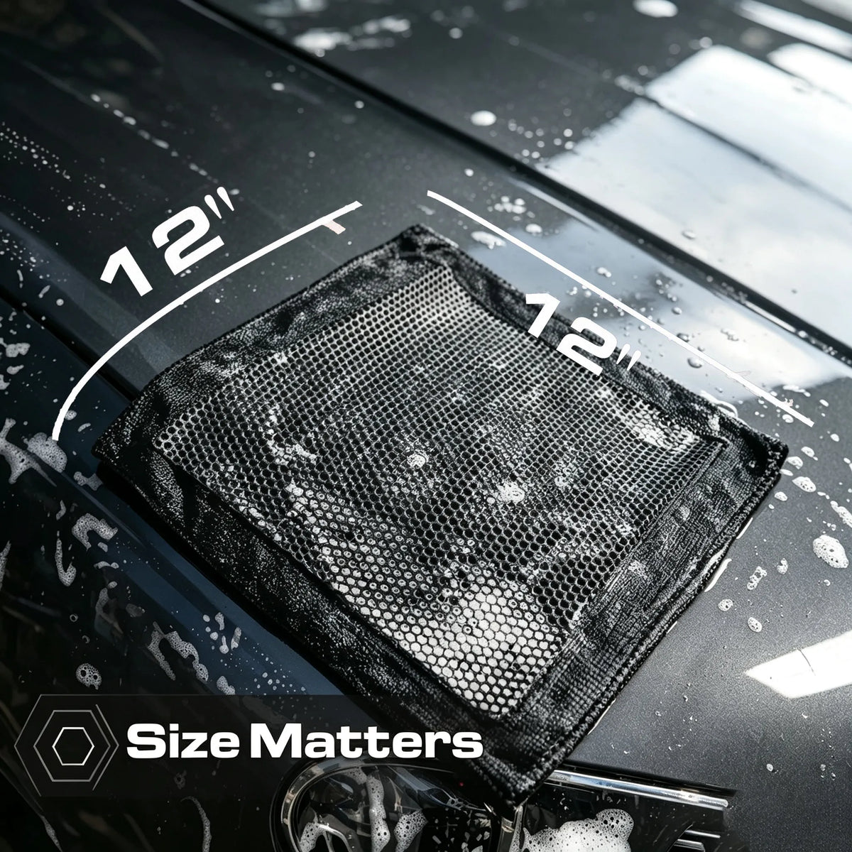 ✨ Automotive Clay Towel 12 x 12 in – Fine-Grade Brushed Microfiber for Smooth, Contaminant-Free Paint