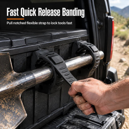 🔧🚗 Quick-Mount Tool Clamps – Secure 3–4cm Gear in Vehicles & Indoor Spaces