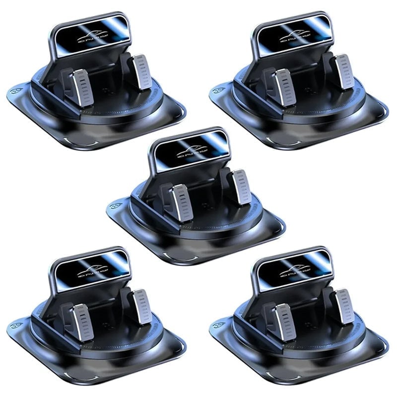 360° Swivel Car Phone Mount 🚗 – Adjustable Hands-Free Dashboard Holder