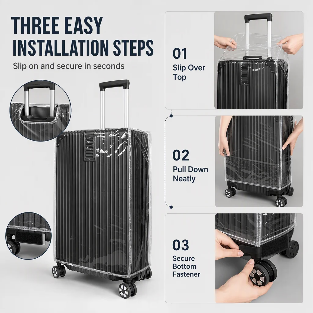 🧳 Waterproof Luggage Cover – Scratch-Resistant Travel Protection | Special Sale