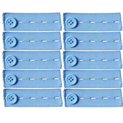 👖 Adjustable Elastic Waistband Button Extender – No-Sew Comfort for Jeans & Pants