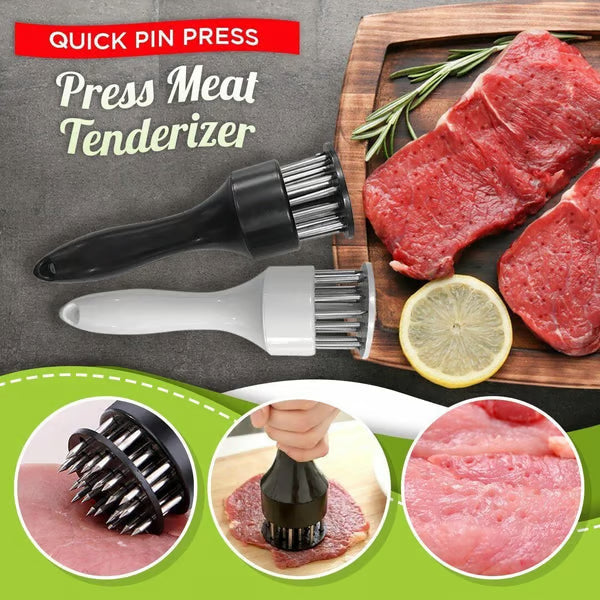 ⏰ Limited-Time Deal | 21-Blade Stainless Steel Meat Tenderizer for Faster Marinating & Easy Cleanup 🥩