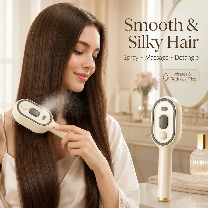 ⏳🔥LIMITED-TIME 50% OFF! ⏰Electric Spray Air Cushion Massage Comb