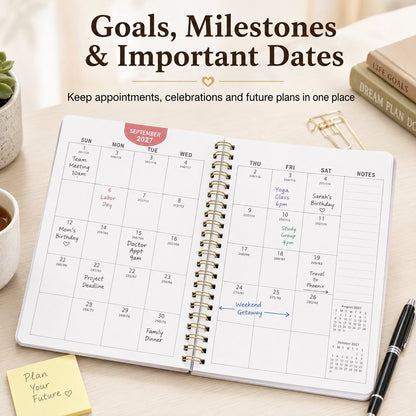 🔥LAST DAY 49% OFF - 🐮 2026–2030 Monthly Planner ✨ Cute Highland Cow 5-Year Calendar | Large Monthly Blocks for Long-Term Planning