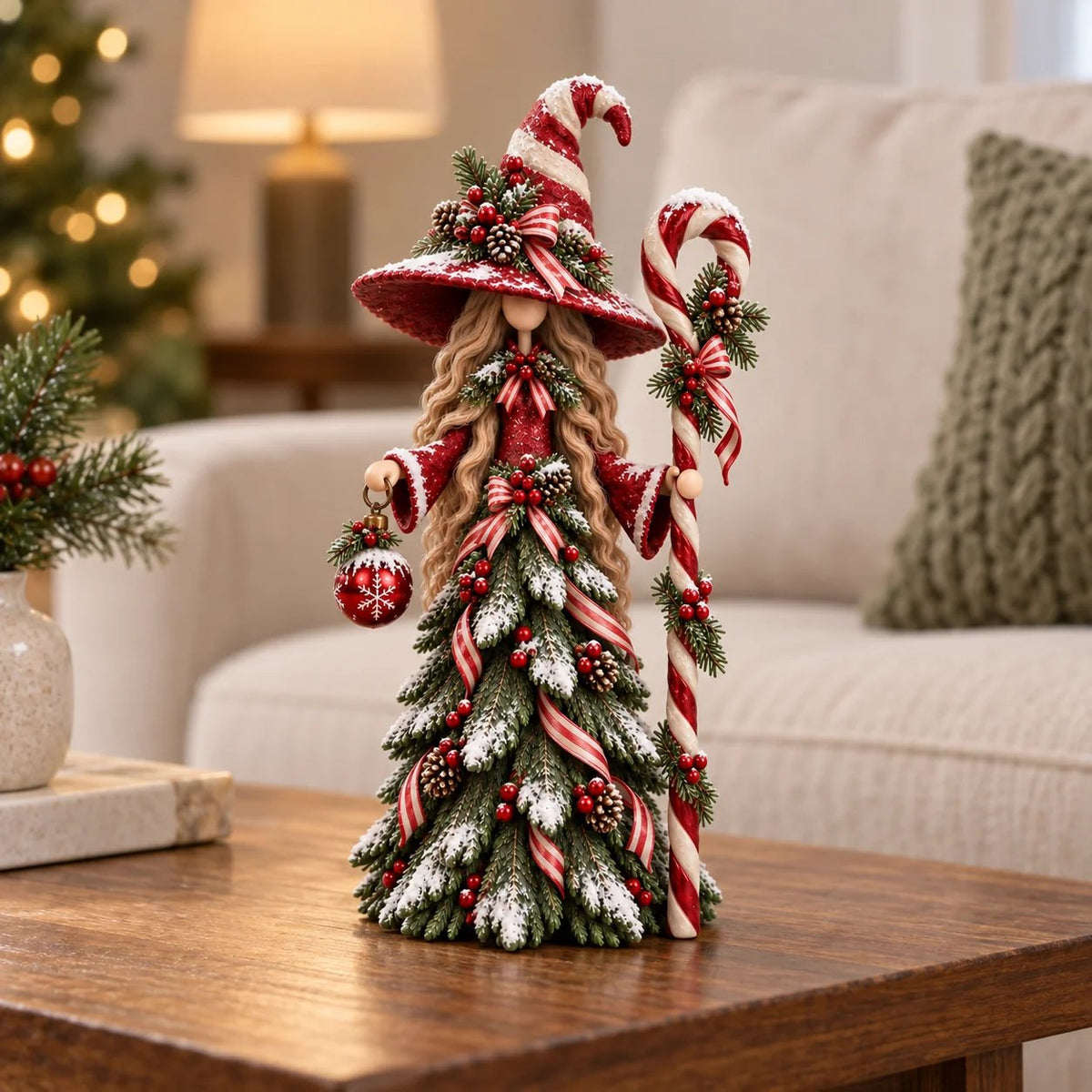 ❄️🎄Nyckfull julhäxa i hartsfigurkollektion🎅