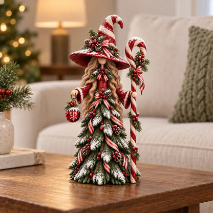 ❄️🎄Nyckfull julhäxa i hartsfigurkollektion🎅