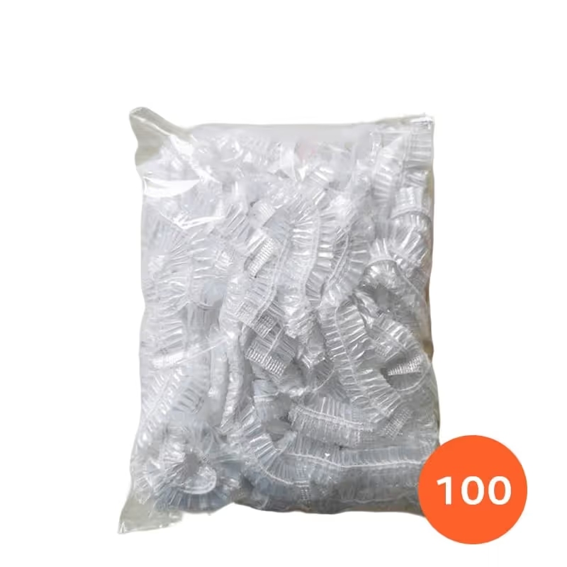 🥗 100-Pack Disposable Elastic Food Covers for Bowls & Plates