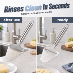 ✨Effortless Glide Stainless Steel Cheese Cutter 🧀