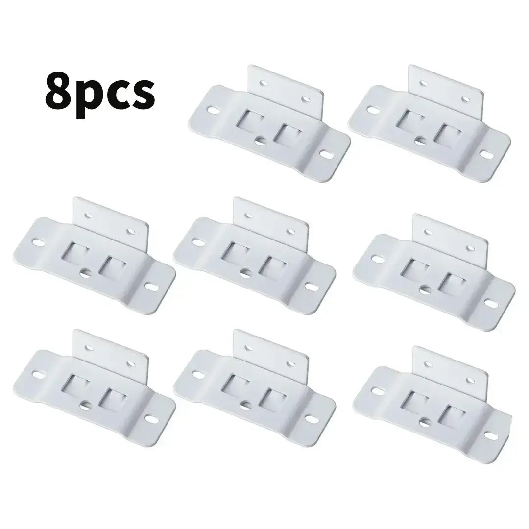 8-Pack L-Shaped Corner Brackets 🔩 – Heavy-Duty Furniture Repair with Screws