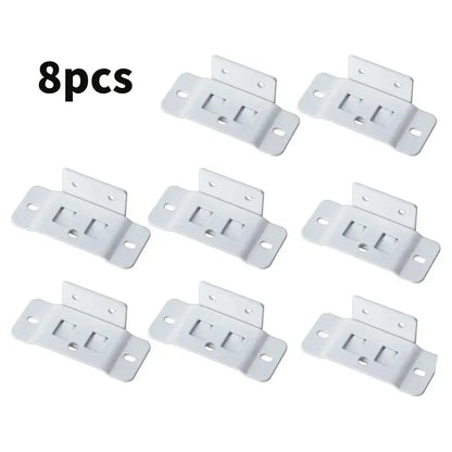 8-Pack L-Shaped Corner Brackets 🔩 – Heavy-Duty Furniture Repair with Screws