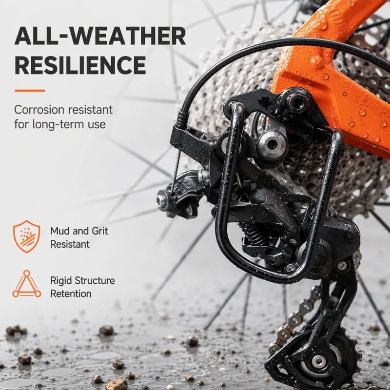 Mountain Bike Derailleur Guard 🚲 – Protective Rear Gear Bracket | Special Sale