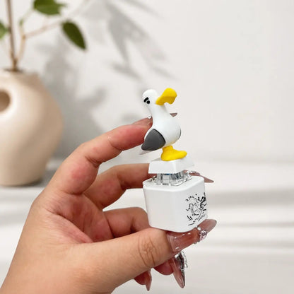 Seagull “MINE!” Button Keychain 😆 – Real Sound & LED Light