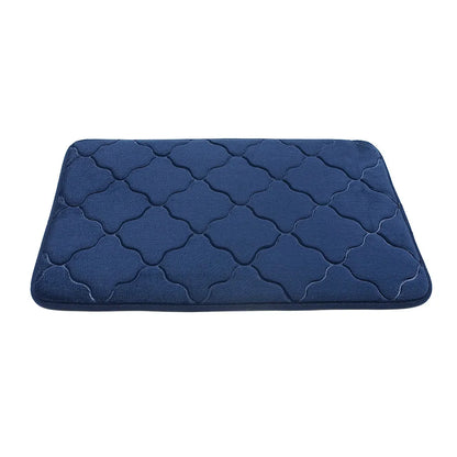 🛁 Cobblestone-Textured Bath Mat – Soft Bathroom Rug, Gray 40×60cm