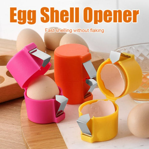 Quick-Crack Egg Opener 🥚 – Convenient Kitchen Tool with Yolk Separator
