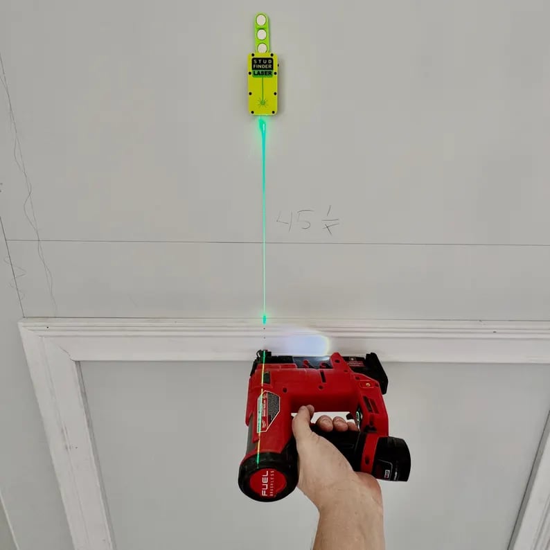 Magnetic Stud Finder — DIY Wall Scanner with Marking Guide for Carpentry and Home Projects